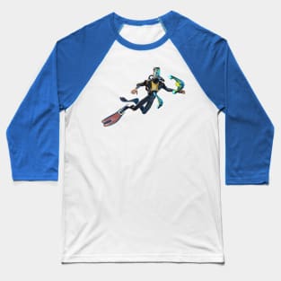 Diver Baseball T-Shirt